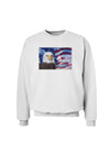 All American Eagle Sweatshirt-Sweatshirts-TooLoud-White-Small-Davson Sales