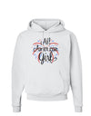 All American Girl - Fireworks and Heart Hoodie Sweatshirt by TooLoud-Hoodie-TooLoud-White-Small-Davson Sales