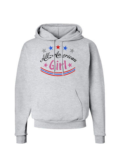 All-American Girl Hoodie Sweatshirt-Hoodie-TooLoud-AshGray-Small-Davson Sales