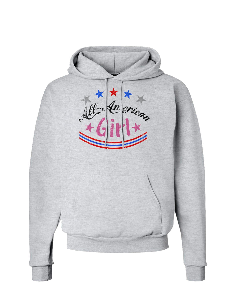 All-American Girl Hoodie Sweatshirt-Hoodie-TooLoud-White-Small-Davson Sales