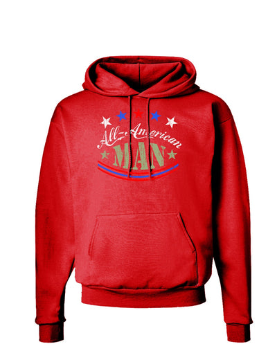 All-American Man Dark Hoodie Sweatshirt-Hoodie-TooLoud-Red-Small-Davson Sales