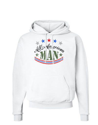 All-American Man Hoodie Sweatshirt-Hoodie-TooLoud-White-Small-Davson Sales