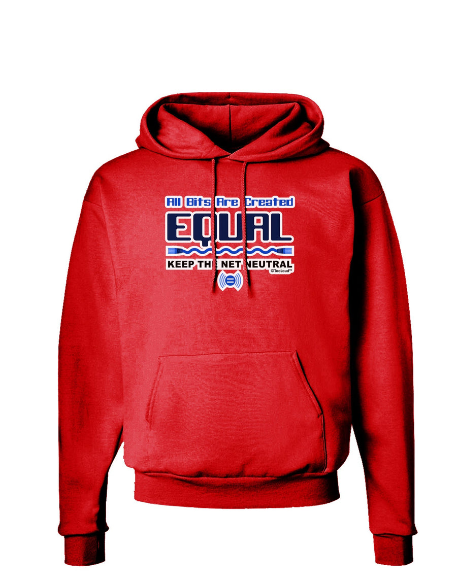 All Bits Are Created Equal - Net Neutrality Dark Hoodie Sweatshirt-Hoodie-TooLoud-Black-Small-Davson Sales