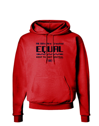 All Bits Are Created Equal - Net Neutrality Hoodie Sweatshirt-Hoodie-TooLoud-Red-Small-Davson Sales