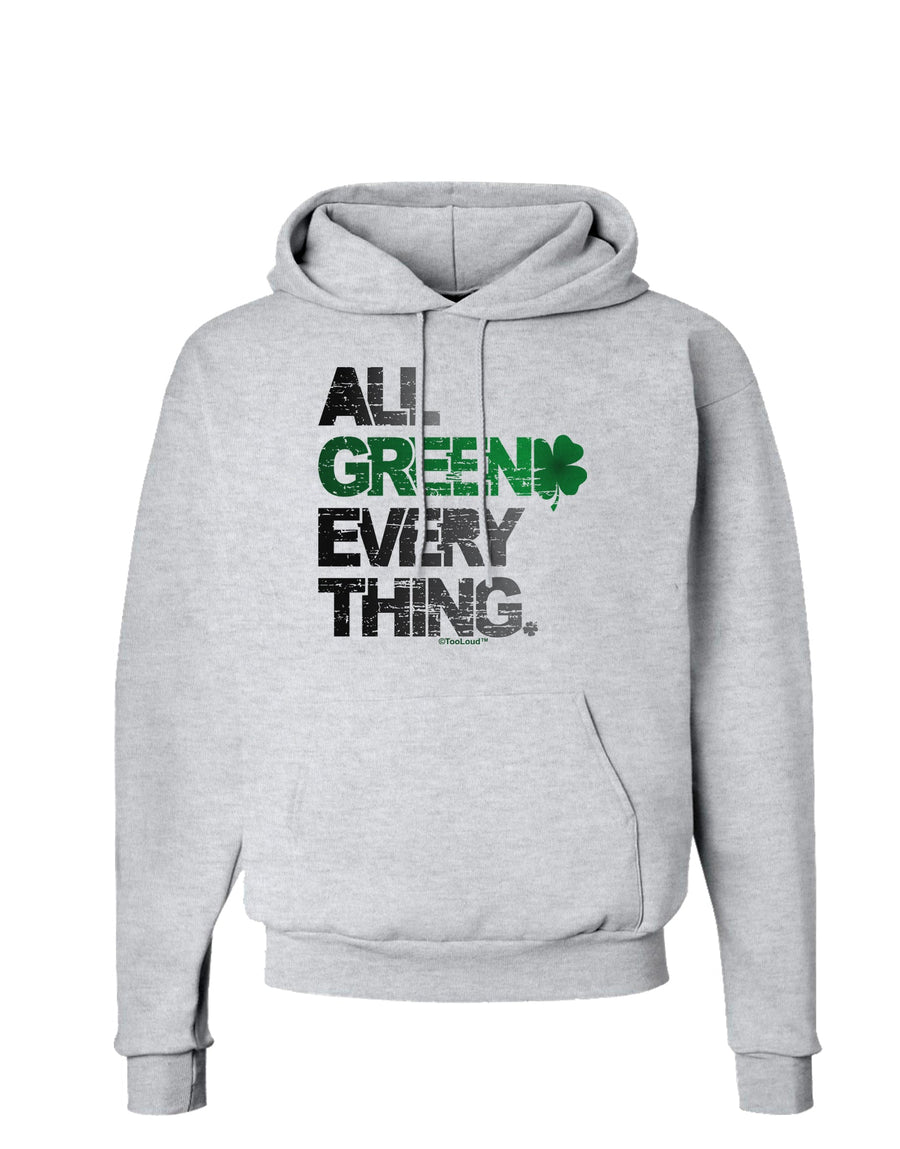 All Green Everything Distressed Hoodie Sweatshirt-Hoodie-TooLoud-White-Small-Davson Sales