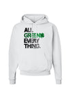 All Green Everything Distressed Hoodie Sweatshirt-Hoodie-TooLoud-White-Small-Davson Sales