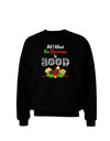 All I Want Is Food Adult Dark Sweatshirt-Sweatshirts-TooLoud-Black-XXX-Large-Davson Sales