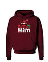 All I Want is Him Matching His & Hers Dark Hoodie Sweatshirt-Hoodie-TooLoud-Maroon-XXX-Large-Davson Sales