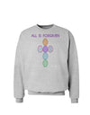 All is forgiven Cross Faux Applique Sweatshirt-Sweatshirts-TooLoud-AshGray-Small-Davson Sales