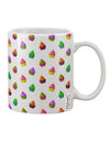 All Over Print 11 oz Coffee Mug - Perfect for Real Cupcake Lovers TooLoud-11 OZ Coffee Mug-TooLoud-White-Davson Sales