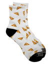 All Over Print Pizza Slices AOP Adult Short Socks - TooLoud