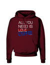 All You Need Is Coffee Dark Hoodie Sweatshirt-Hoodie-TooLoud-Maroon-Small-Davson Sales