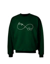 Always Infinity Symbol Adult Dark Sweatshirt-Sweatshirts-TooLoud-Deep-Forest-Green-Small-Davson Sales