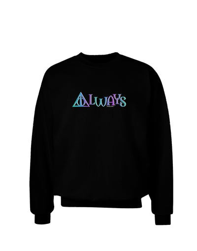 Always Magic Symbol Adult Dark Sweatshirt by TooLoud-Sweatshirts-TooLoud-Black-Small-Davson Sales