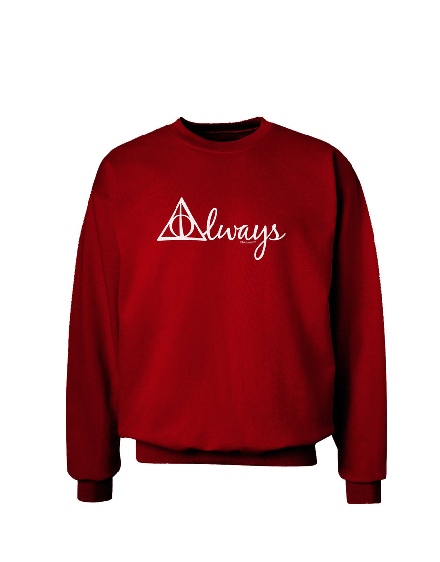 Always Magic Symbol Cursive Adult Dark Sweatshirt by TooLoud-Sweatshirts-TooLoud-Black-Small-Davson Sales