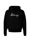 Always Magic Symbol Cursive Dark Hoodie Sweatshirt by TooLoud-Hoodie-TooLoud-Black-Small-Davson Sales