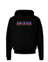 America Stars and Stripes Dark Hoodie Sweatshirt-Hoodie-TooLoud-Black-Small-Davson Sales