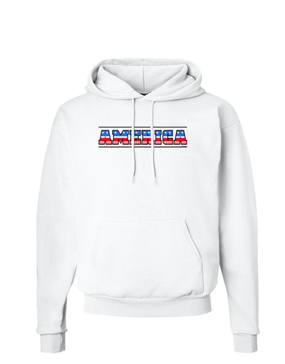 America Stars and Stripes Hoodie Sweatshirt-Hoodie-TooLoud-White-Small-Davson Sales