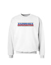 America Stars and Stripes Sweatshirt-Sweatshirts-TooLoud-White-Small-Davson Sales