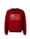 American Breakfast Flag - Bacon and Eggs Adult Dark Sweatshirt-Sweatshirts-TooLoud-Deep-Red-Small-Davson Sales