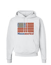 American Breakfast Flag - Bacon and Eggs - Mmmmerica Hoodie Sweatshirt-Hoodie-TooLoud-White-Small-Davson Sales