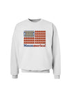 American Breakfast Flag - Bacon and Eggs - Mmmmerica Sweatshirt-Sweatshirts-TooLoud-White-Small-Davson Sales