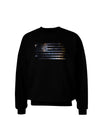 American Flag Galaxy Adult Dark Sweatshirt by TooLoud-Sweatshirts-TooLoud-Black-Small-Davson Sales