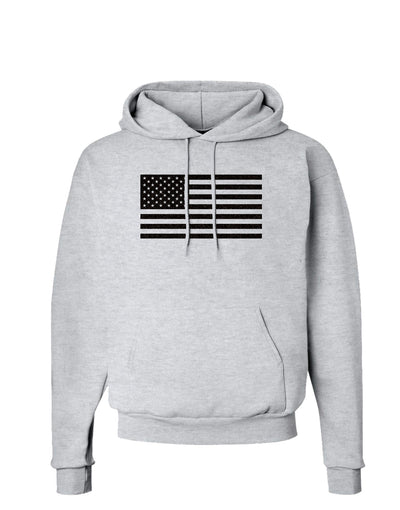 American Flag Glitter - Black Hoodie Sweatshirt-Hoodie-TooLoud-AshGray-Small-Davson Sales