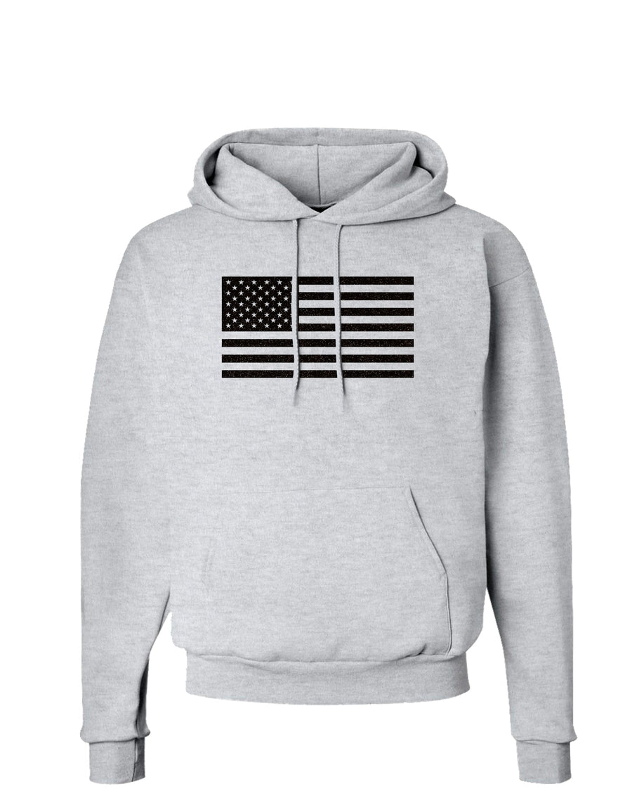 American Flag Glitter - Black Hoodie Sweatshirt-Hoodie-TooLoud-White-Small-Davson Sales