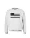 American Flag Glitter - Black Sweatshirt-Sweatshirts-TooLoud-White-Small-Davson Sales