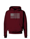 American Flag Glitter - Silver Dark Hoodie Sweatshirt-Hoodie-TooLoud-Maroon-Small-Davson Sales