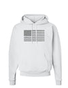 American Flag Glitter - Silver Hoodie Sweatshirt-Hoodie-TooLoud-White-Small-Davson Sales