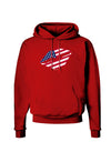 American Flag Lipstick Dark Hoodie Sweatshirt-Hoodie-TooLoud-Red-Small-Davson Sales