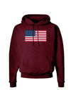 American Flag - Marijuana Leaf Dark Hoodie Sweatshirt-Hoodie-TooLoud-Maroon-Small-Davson Sales