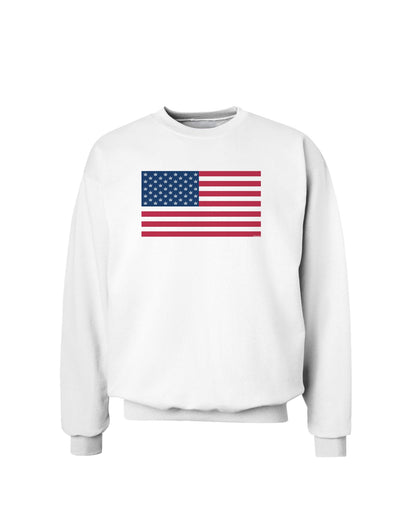 American Flag - Marijuana Leaf Sweatshirt-Sweatshirts-TooLoud-White-Small-Davson Sales