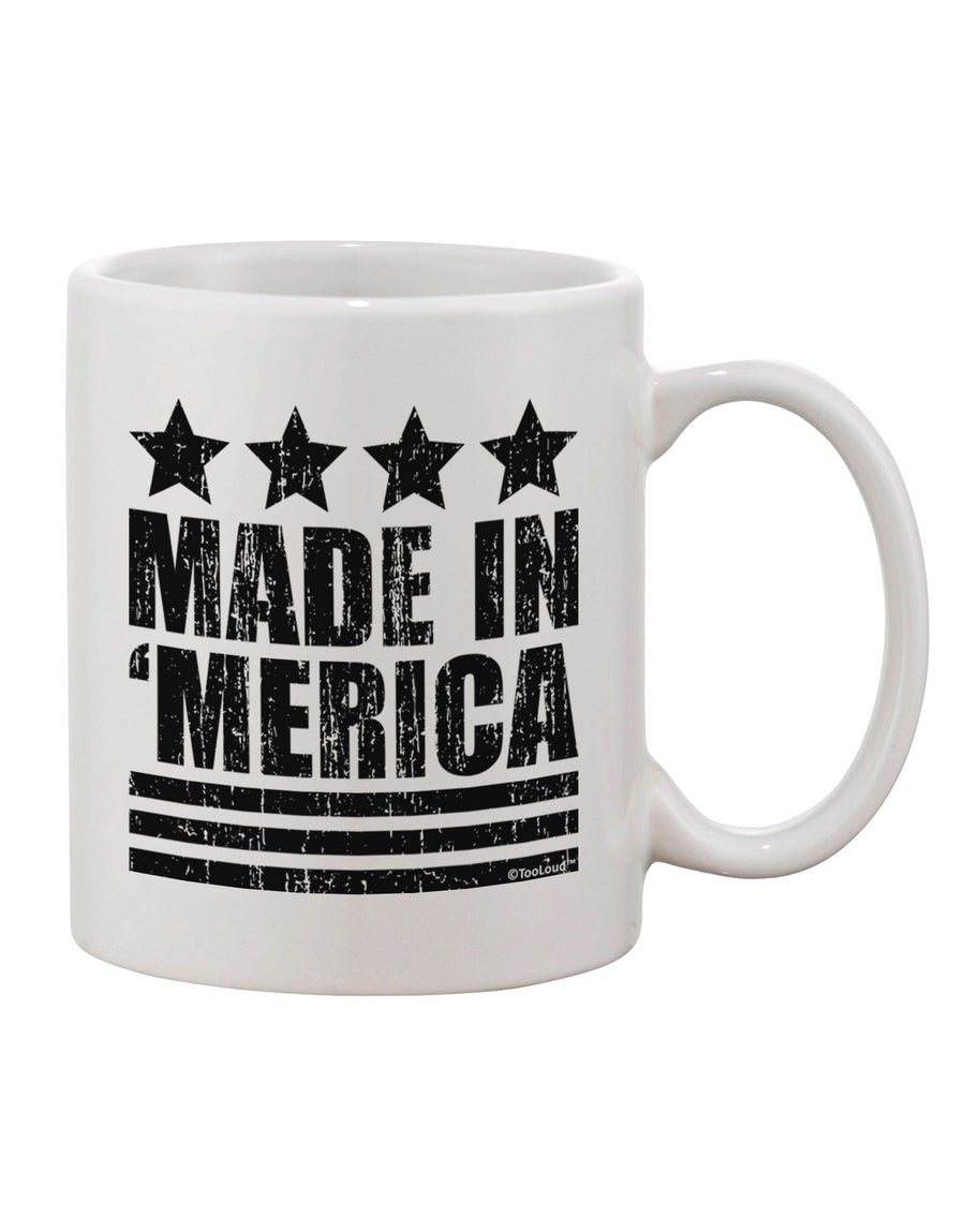 American Pride - Patriotic Stars and Stripes 11 oz Coffee Mug - TooLoud-11 OZ Coffee Mug-TooLoud-White-Davson Sales