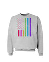 American Pride - Rainbow Flag Sweatshirt-Sweatshirts-TooLoud-AshGray-Small-Davson Sales