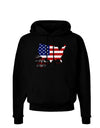 American Roots Design - American Flag Dark Hoodie Sweatshirt by TooLoud-Hoodie-TooLoud-Black-Small-Davson Sales