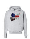 American Roots Design - American Flag Hoodie Sweatshirt by TooLoud-Hoodie-TooLoud-AshGray-Small-Davson Sales