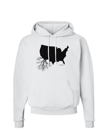 American Roots Design Hoodie Sweatshirt by TooLoud-Hoodie-TooLoud-White-Small-Davson Sales