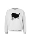 American Roots Design Sweatshirt by TooLoud-Sweatshirts-TooLoud-White-Small-Davson Sales