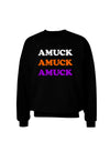 Amuck Amuck Amuck Halloween Adult Dark Sweatshirt-Sweatshirts-TooLoud-Black-Small-Davson Sales