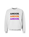 Amuck Amuck Amuck Halloween Sweatshirt-Sweatshirts-TooLoud-White-Small-Davson Sales