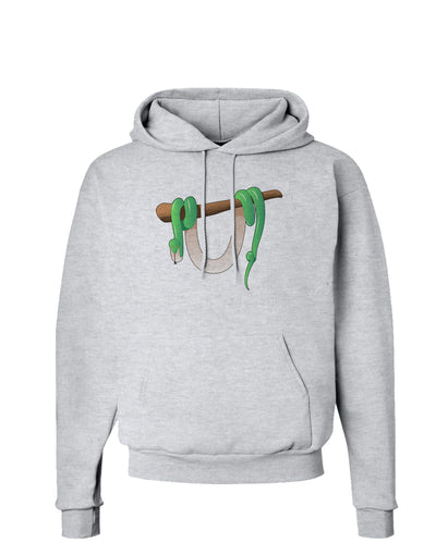 Anaconda Design Green Hoodie Sweatshirt-Hoodie-TooLoud-AshGray-Small-Davson Sales