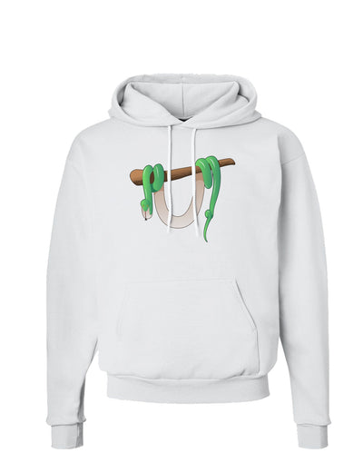 Anaconda Design Green Hoodie Sweatshirt-Hoodie-TooLoud-White-Small-Davson Sales