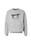 Anaconda Design Green Sweatshirt-Sweatshirts-TooLoud-AshGray-Small-Davson Sales