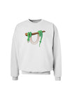 Anaconda Design Green Sweatshirt-Sweatshirts-TooLoud-White-Small-Davson Sales