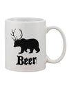 Animal Printed 11 oz Coffee Mug for Beer Enthusiasts - TooLoud-11 OZ Coffee Mug-TooLoud-White-Davson Sales