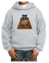 Anime Cat Loves Sushi Youth Hoodie Pullover Sweatshirt by TooLoud-Youth Hoodie-TooLoud-Ash-XS-Davson Sales