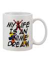 Anime Dream Inspired 11 oz Coffee Mug - Expertly Crafted by TooLoud-11 OZ Coffee Mug-TooLoud-White-Davson Sales